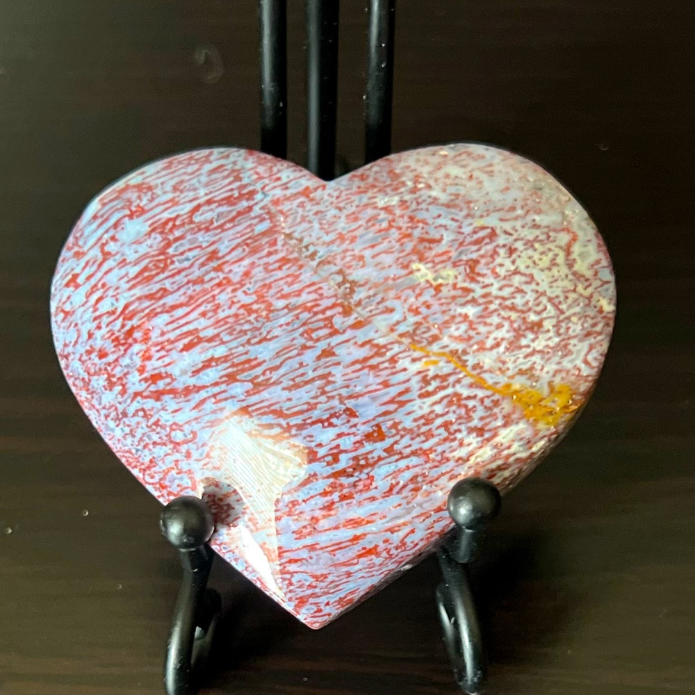 Ocean jasper heart